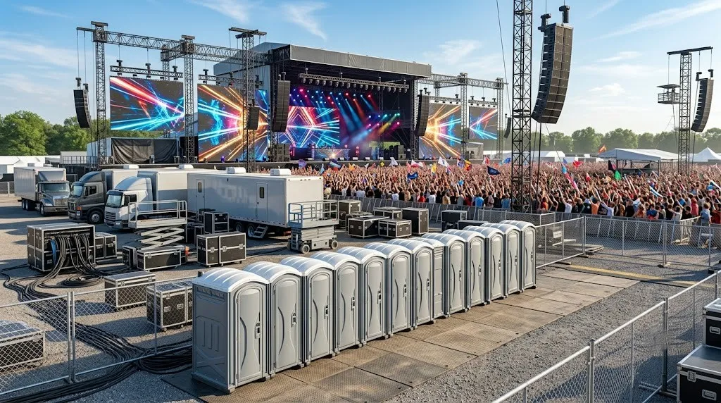 Concert Restroom Rental in Santa Cruz, CA